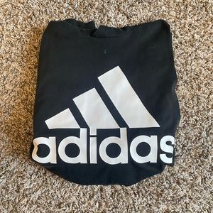 Adidas black sports hoodie